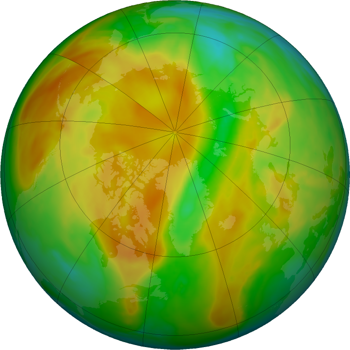 Arctic ozone map for 02 May 2020